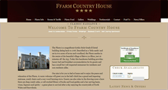 Desktop Screenshot of ffarmcountryhouse.co.uk