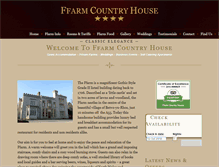 Tablet Screenshot of ffarmcountryhouse.co.uk
